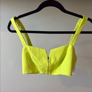 Neon Green Crop Top